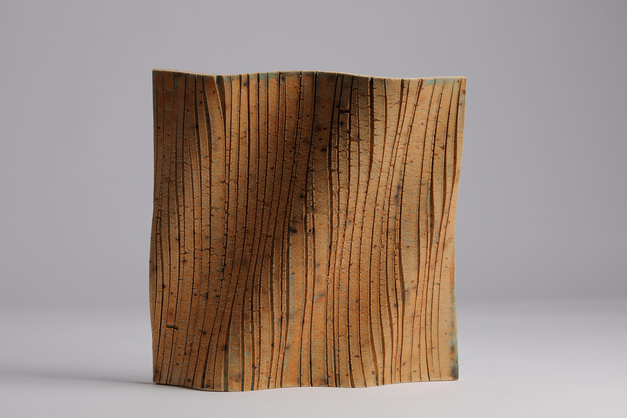 vaso di ceramica di Karin Putsch-Grassi.it fatto con tecnica cut and stretch