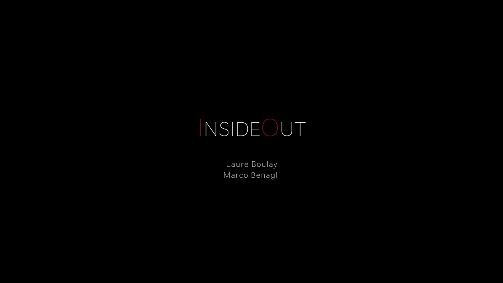 inside out Marco Benagli e Laure Boulay